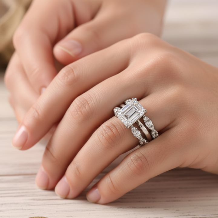 Vintage Silver Bright Layer Ring