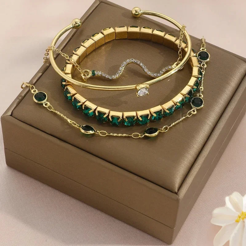 Green Envy Bracelet Set